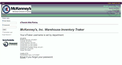 Desktop Screenshot of mckenney.etraker.com