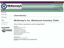 Tablet Screenshot of mckenney.etraker.com