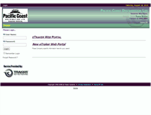 Tablet Screenshot of pacific.etraker.com